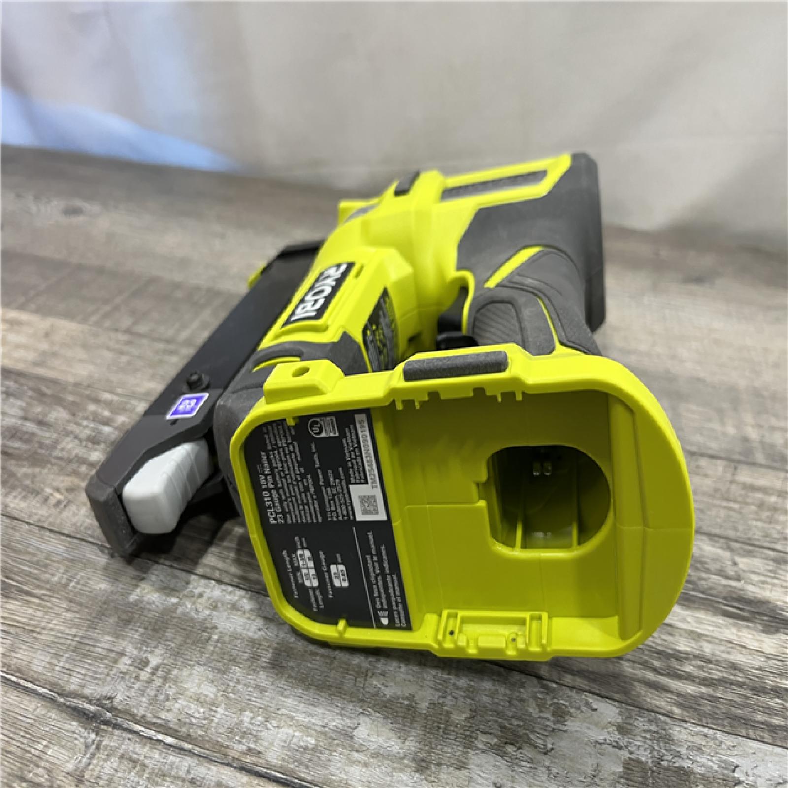 AS-IS RYOBI ONE+ 18V Cordless Airstrike 23-Gauge Pin Nailer (Tool Only)