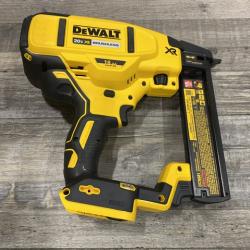 AS-IS DEWALT 20V MAX XR Lithium-Ion Cordless 18-Gauge Narrow Crown Stapler Kit
