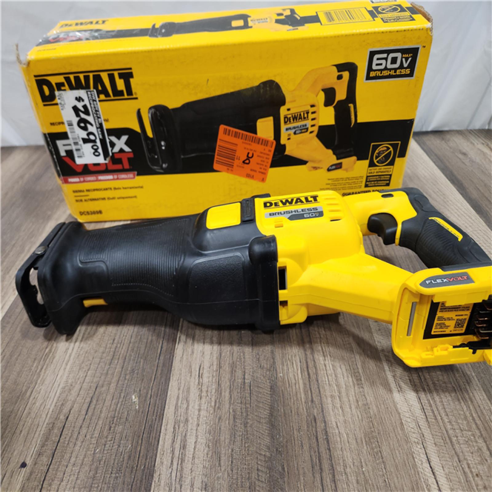 GOOD DeWalt DCS389B FLEXVOLT 60V MAX Cordless Brushless Reciprocating Saw (Tool-Only)