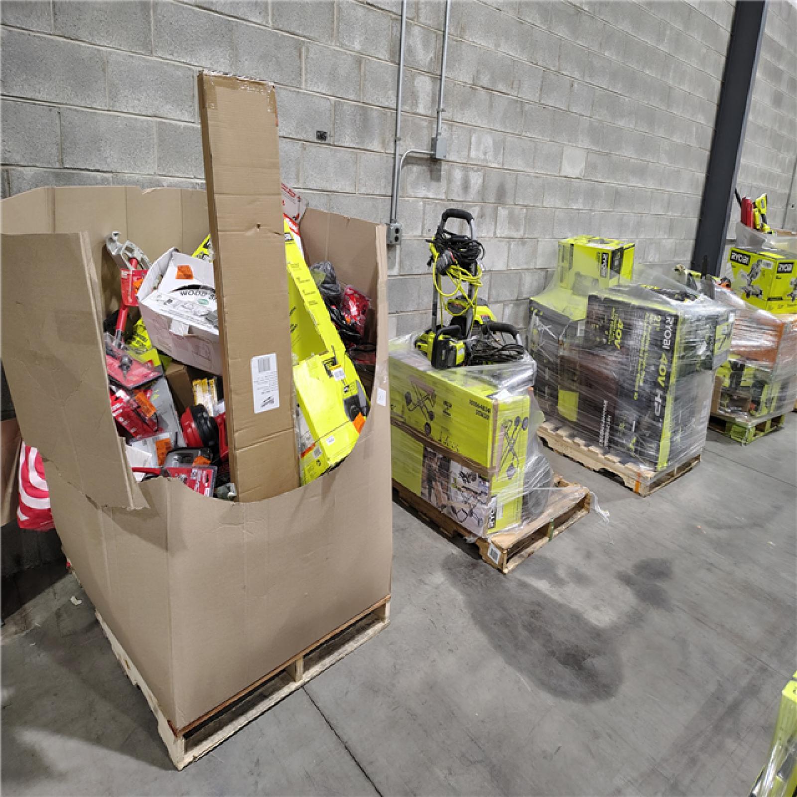 Pittston Location As-Is Power Tools Partial Truckload (13 Pallets)  5205-B