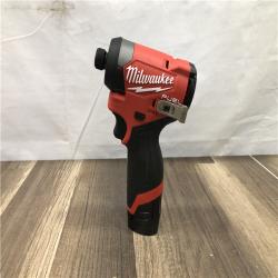AS-IS Milwaukee FUEL 12V Lithium-Ion Brushless Cordless 1/4 in. Hex Impact Driver Kit