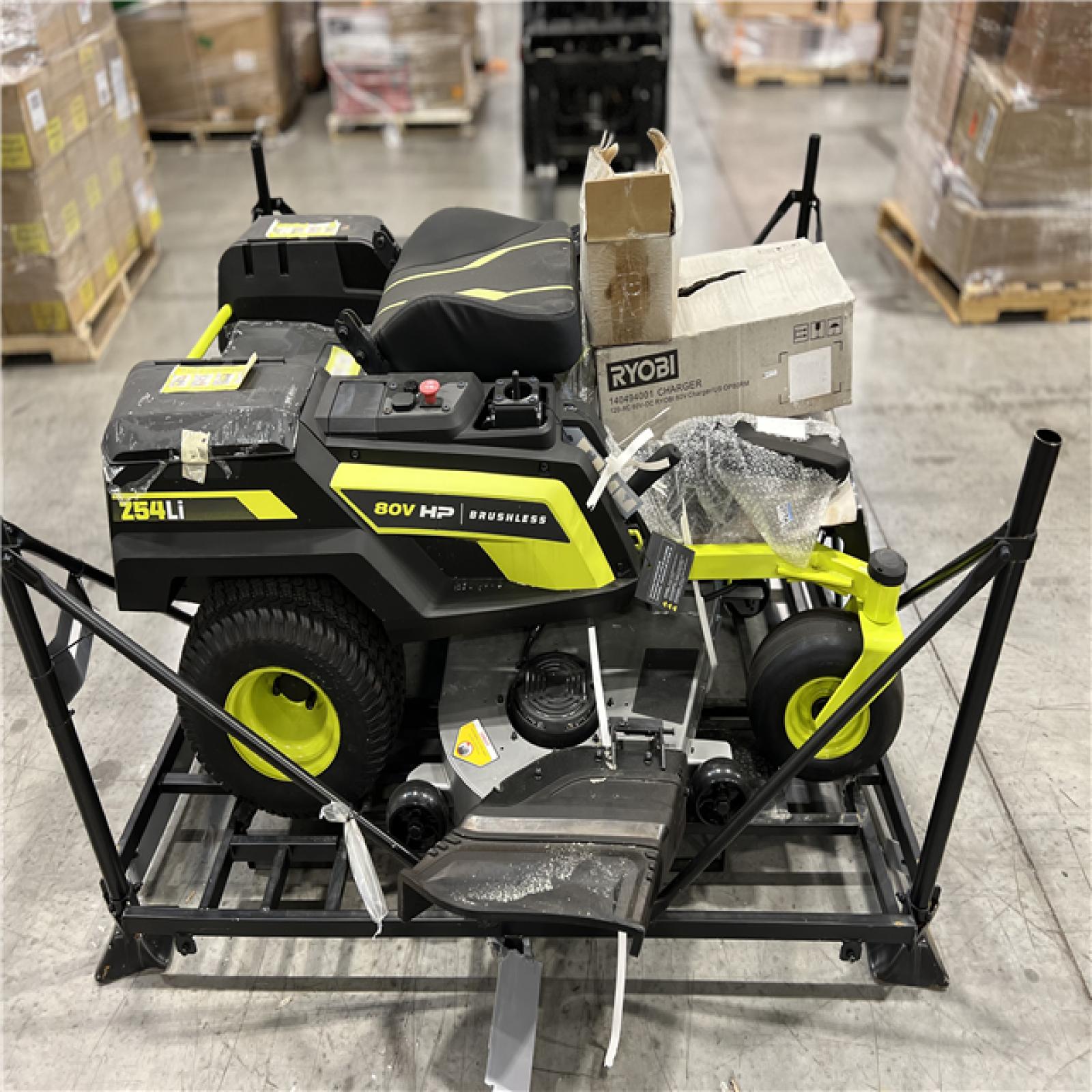 DALLAS LOCATION - AS-IS RYOBI 80V HP Brushless 54 in. Battery Electric Cordless Zero Turn Riding Mower