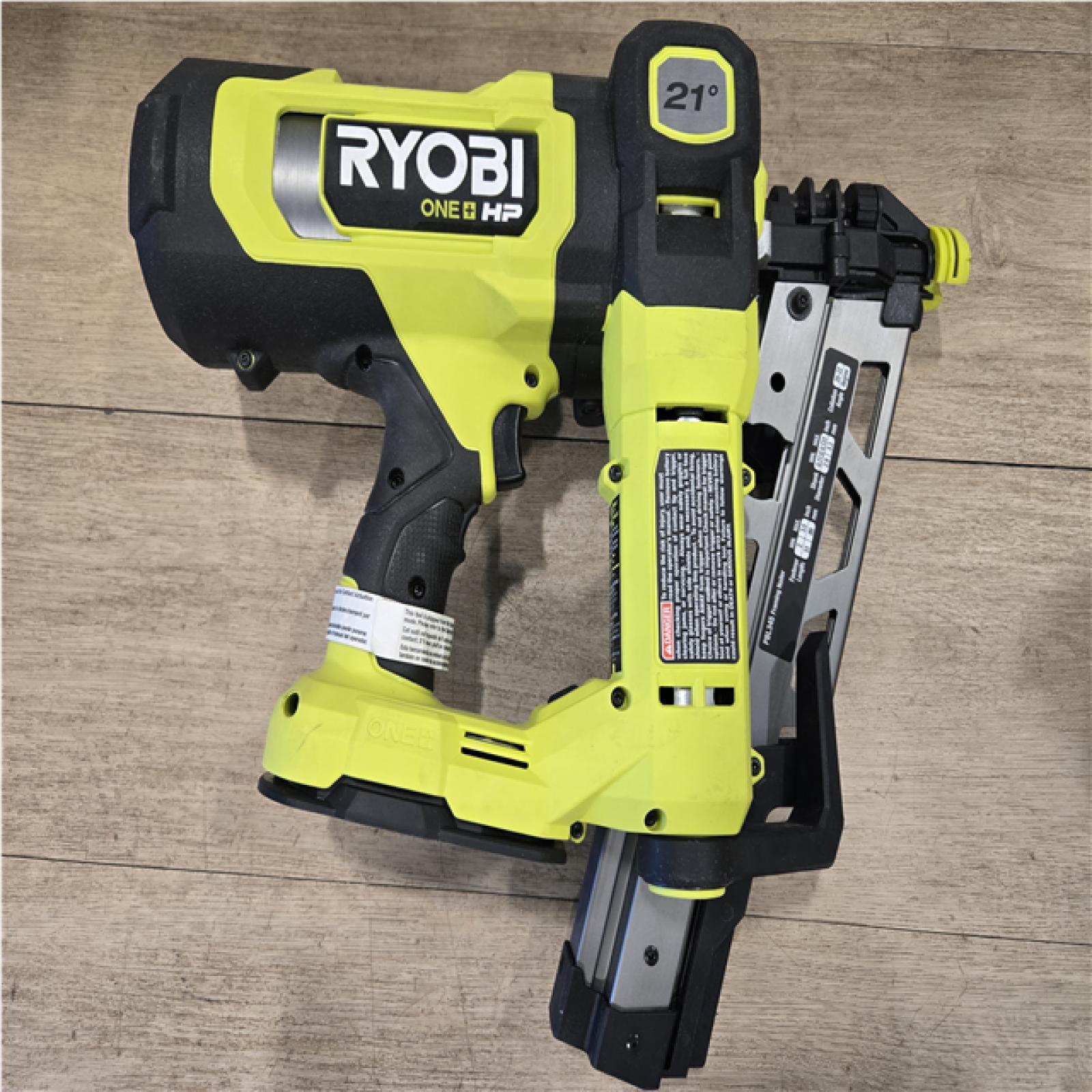 AS-IS RYOBI ONE+ HP 18V Brushless Cordless AirStrike 21° Framing Nailer (Tool Only)