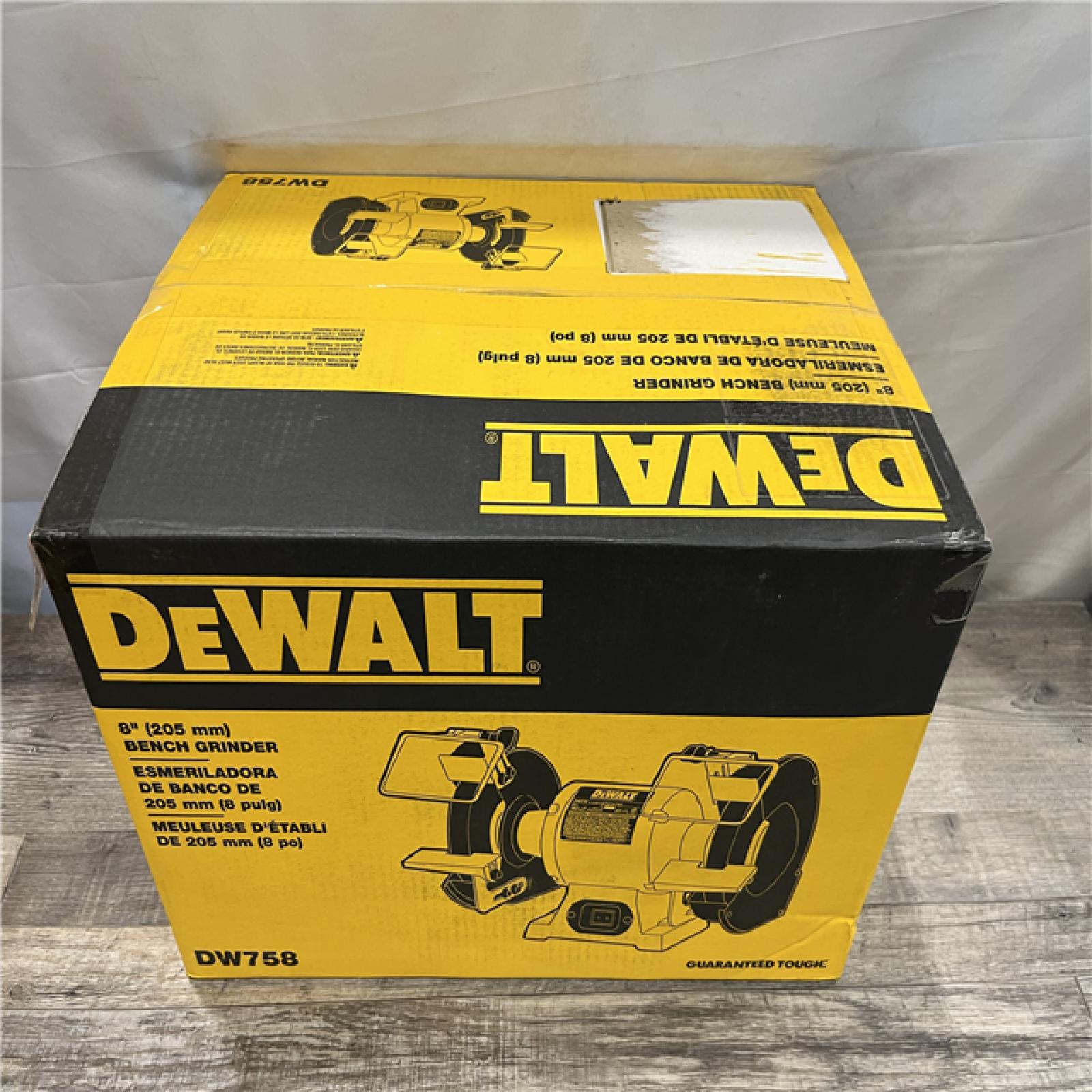 NEW - DEWALT 8 in. 205 mm Bench Grinder