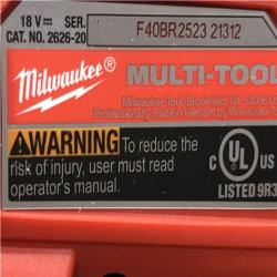 AS-IS Milwaukee 18V Lithium-Ion Cordless Oscillating Multi-Tool (Tool-Only)