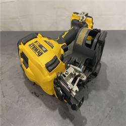 AS-IS - DEWALT 20V MAX Lithium-Ion 15-Degree Electric Cordless Roofing Nailer Kit