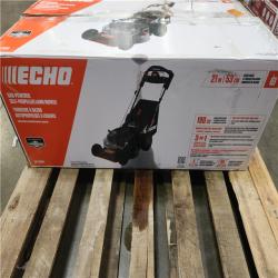 Phoenix AS-IS ECHO 21 in. 190 cc Briggs and Stratton Gas 3-in-1 Dual Blade RWD Self-Propelled Lawn Mower with Single Lever Deck Adjustment