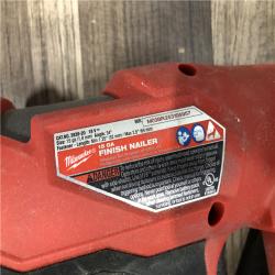 AS-IS Milwaukee FUEL 18-Volt Lithium-Ion Brushless Cordless Gen II 15-Gauge Angled Finish Nailer (Tool-Only)