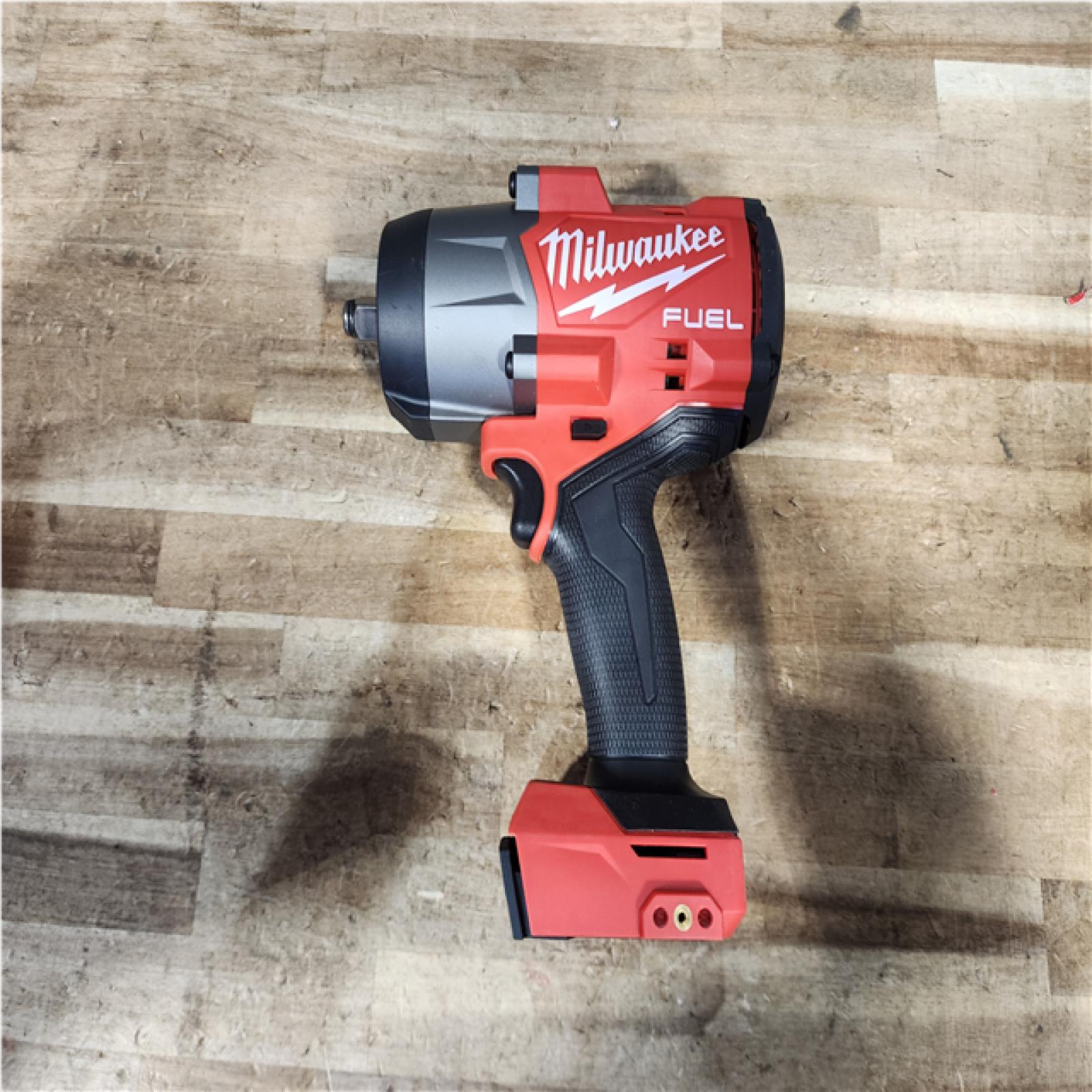 Houston Location AS-IS Milwaukee FUEL 18V Lithium-Ion Brushless Cordless 1/2 in. Impact Wrench with Friction Ring (Tool-Only)