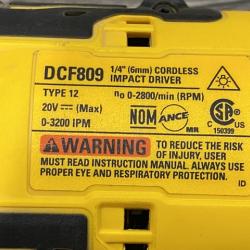 AS-IS DEWALT Atomic 20V Max Lithium-Ion Brushless Cordless Compact 1/4 in. Impact Driver Kit