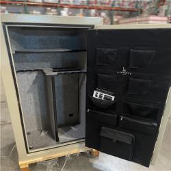 DALLAS LOCATION- AS-IS LIBERTY SAFE 24-Gun 40-min Fire Rated Electronic Lock Gun Safe Desert Sand