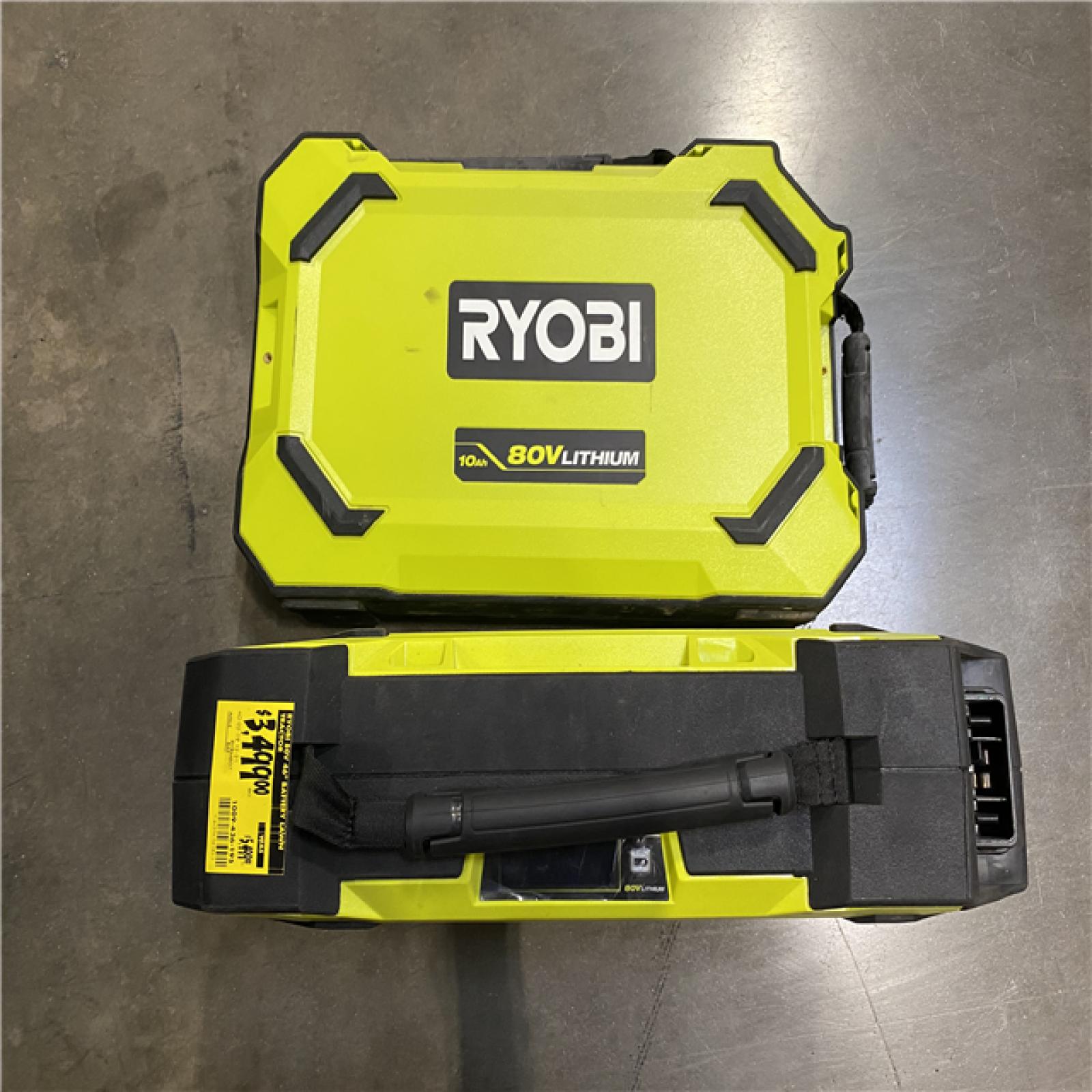 RYOBI 80V HP Brushless 42 in. Battery Electric Cordless Zero Turn Riding Mower (2) 80V Batteries (2) 40V Batteries and Charger