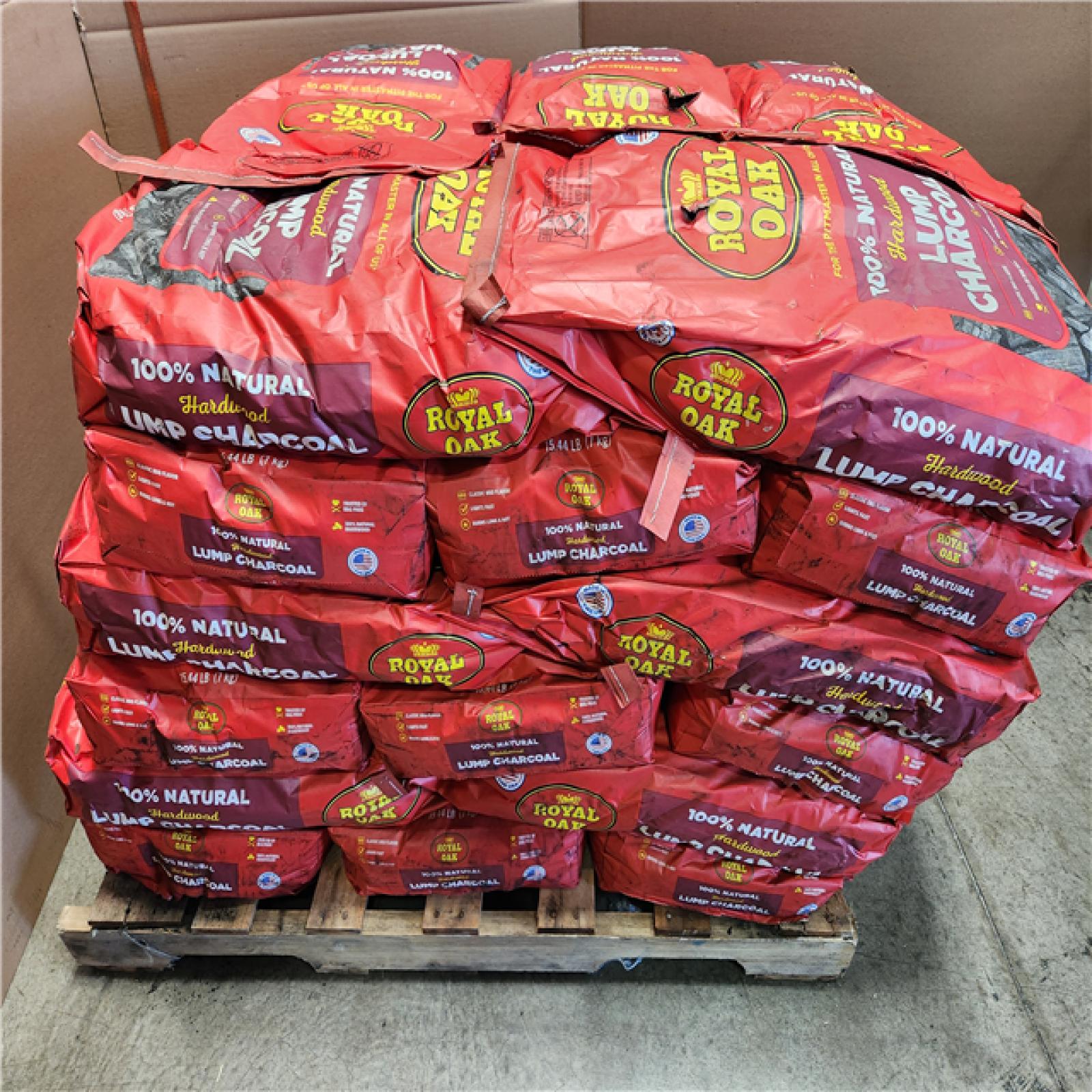 Phoenix Location NEW Royal Oak 15.44 lbs. 100% All Natural Hardwood Lump Charcoal Pallet (30-Bags)