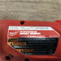Phoenix Location Milwaukee M12 FUEL 12V Lithium-Ion Brushless Cordless 3/8 in. Right Angle Impact Wrench (Tool-Only)