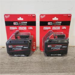 Phoenix Location NEW Milwaukee M18 18V Lithium-Ion REDLITHIUM FORGE XC 8.0 Ah Battery Pack (2-Pack)