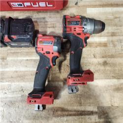 HOUSTON LOCATION - AS - IS Milwaukee FUEL 18V Lithium-Ion Brushless Cordless Hammer Drill and Impact Driver Combo Kit