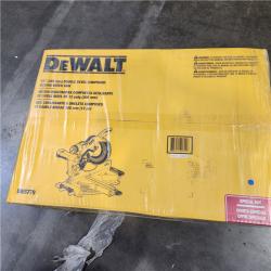 NEW- DeWalt 15 Amps 12 in. Corded Dual-Bevel Sliding Compound Miter Saw