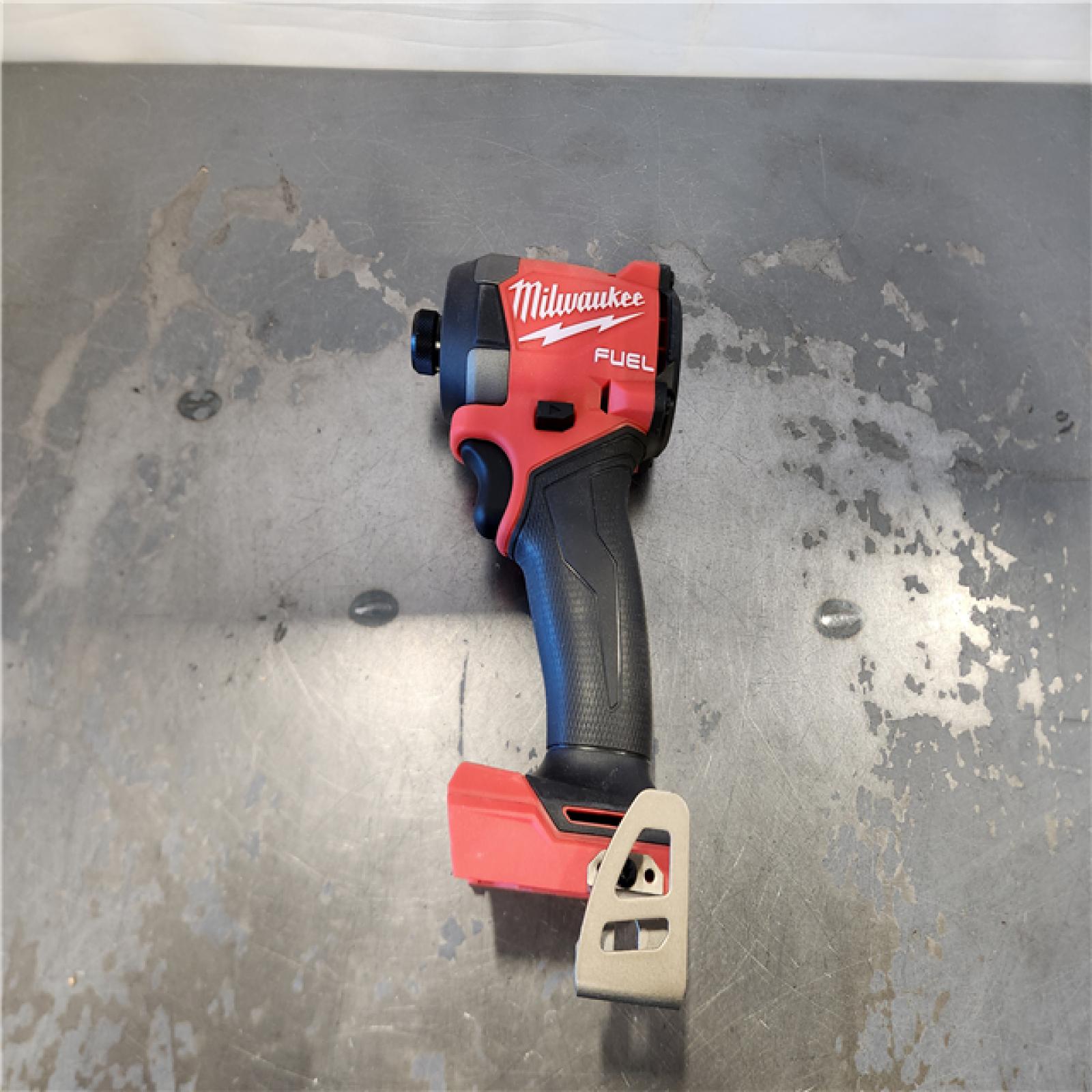 AS-IS- Milwaukee FUEL 18V Lithium-Ion Brushless Cordless 1/4 in. Hex Impact Driver (Tool-Only)