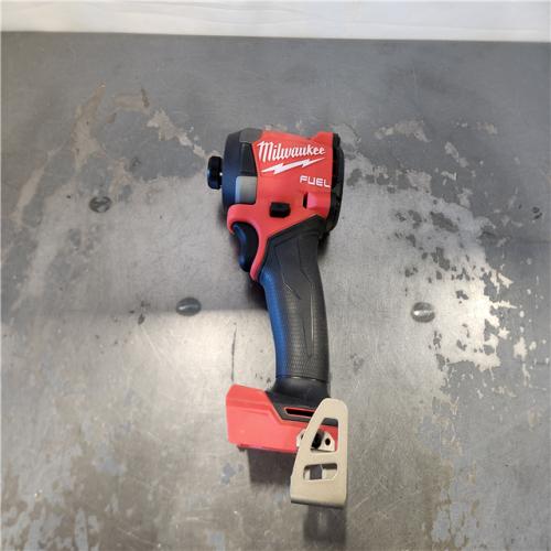 AS-IS- Milwaukee FUEL 18V Lithium-Ion Brushless Cordless 1/4 in. Hex Impact Driver (Tool-Only)