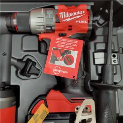 AS-IS Milwaukee M18 FUEL 18V Lithium-Ion Brushless Cordless Hammer Drill and Impact Driver Combo Kit (2-Tool) with 2 Batteries