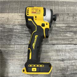 AS-IS DEWALT Atomic 20V Max Lithium-Ion Brushless Cordless Compact 1/4 in. Impact Driver Kit