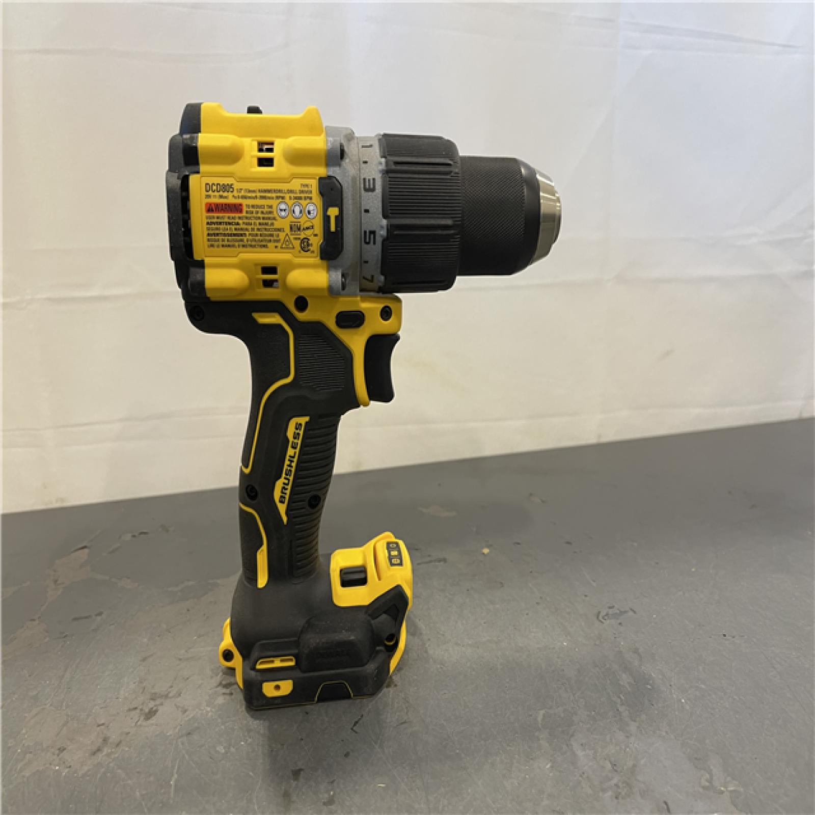 AS-IS - DEWALT 20V Compact Cordless 1/2 in. Hammer Drill