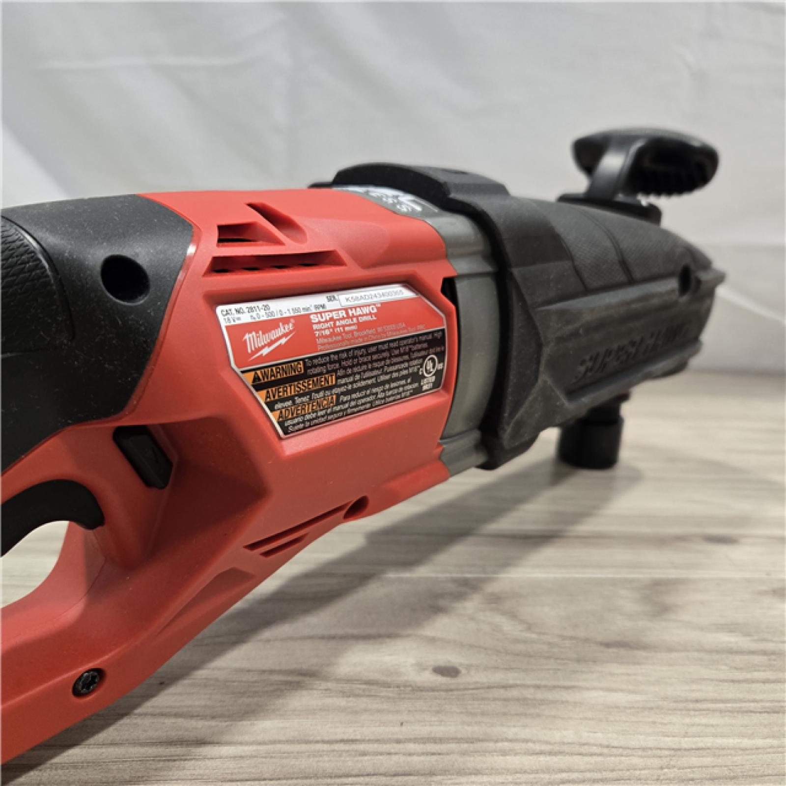 LIKE NEW! - M18 FUEL 18V Cordless GEN 2 SUPER HAWG Right Angle Drill (Tool-Only)