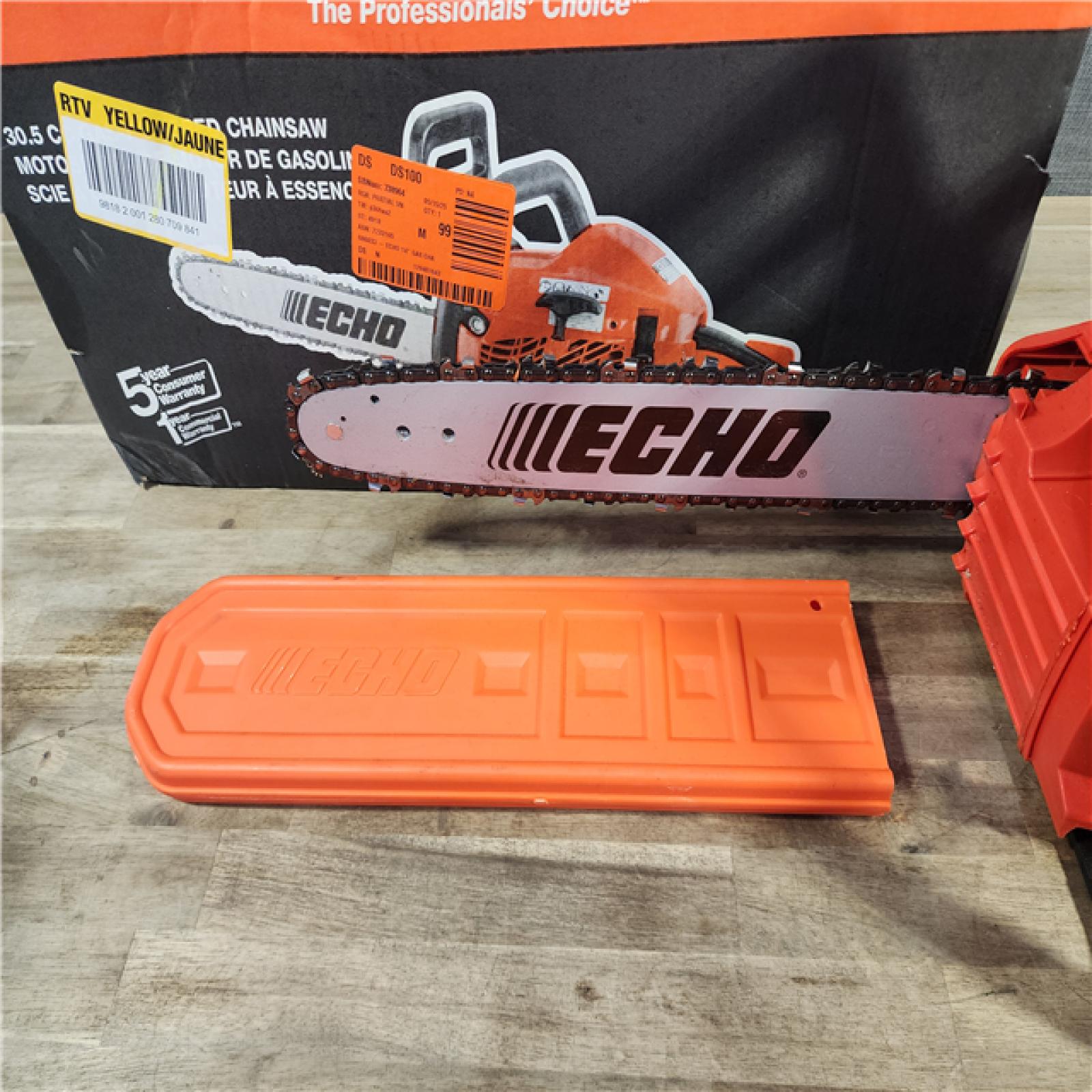 HOUSTON LOCATION - AS-IS ECHO 14 in. 30.5 Cc Gas 2-Stroke Rear Handle Chainsaw