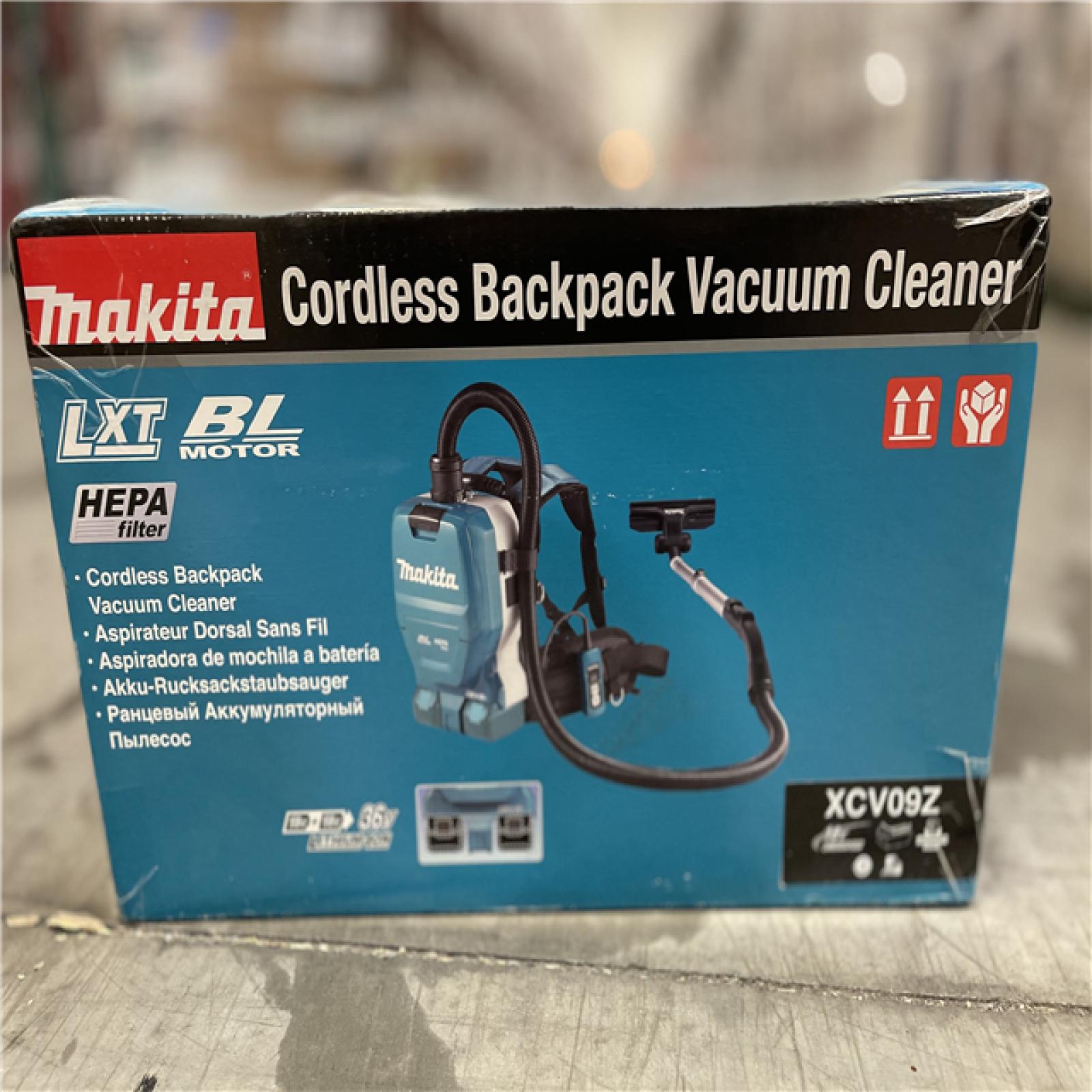 NEW! -Makita 18-Volt X2 LXT Lithium-Ion (36-Volt) Brushless Cordless 1/2 Gal. HEPA Filter Backpack Dry Vacuum Cleaner (Tool Only)
