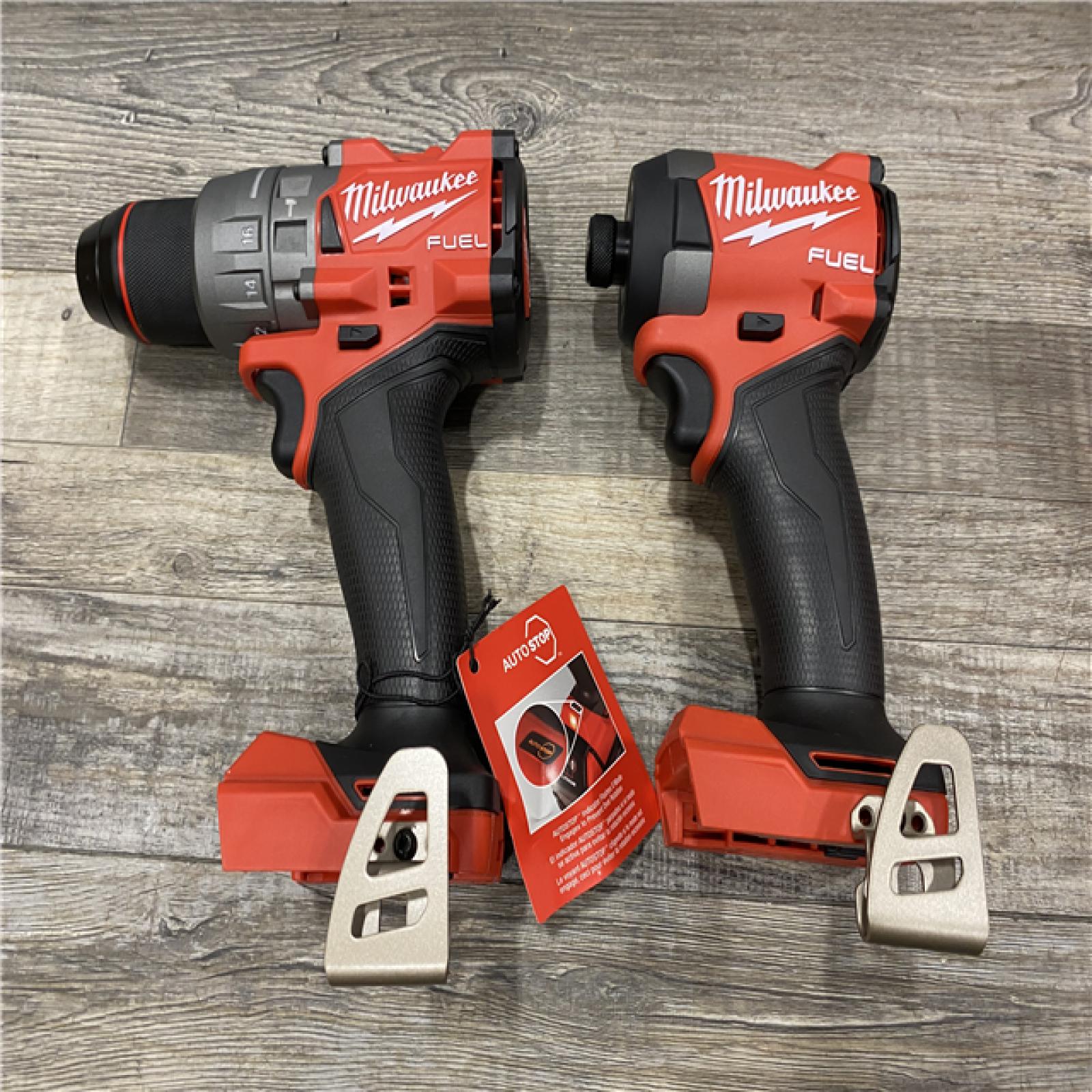 LIKE NEW - Milwaukee FUEL 18V Lithium-Ion Brushless Cordless Hammer Drill and Impact Driver Combo Kit