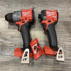 LIKE NEW - Milwaukee FUEL 18V Lithium-Ion Brushless Cordless Hammer Drill and Impact Driver Combo Kit