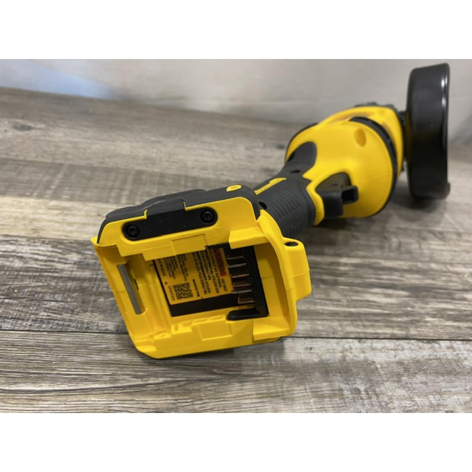 AS-IS DEWALT FLEXVOLT 60V MAX Cordless Brushless 4.5 in. to 6 in. Small Angle Grinder with Kickback Brake (Tool Only)