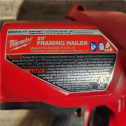 HOUSTON LOCATION - AS-IS Milwaukee FUEL 3-1/2 in. 18-Volt 30-Degree Lithium-Ion Brushless Cordless Framing Nailer (Tool-Only)
