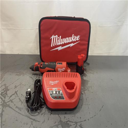AS-IS- Milwaukee 12 V M12 Li-Ion Cordless Brushless Rotary Tool Kit