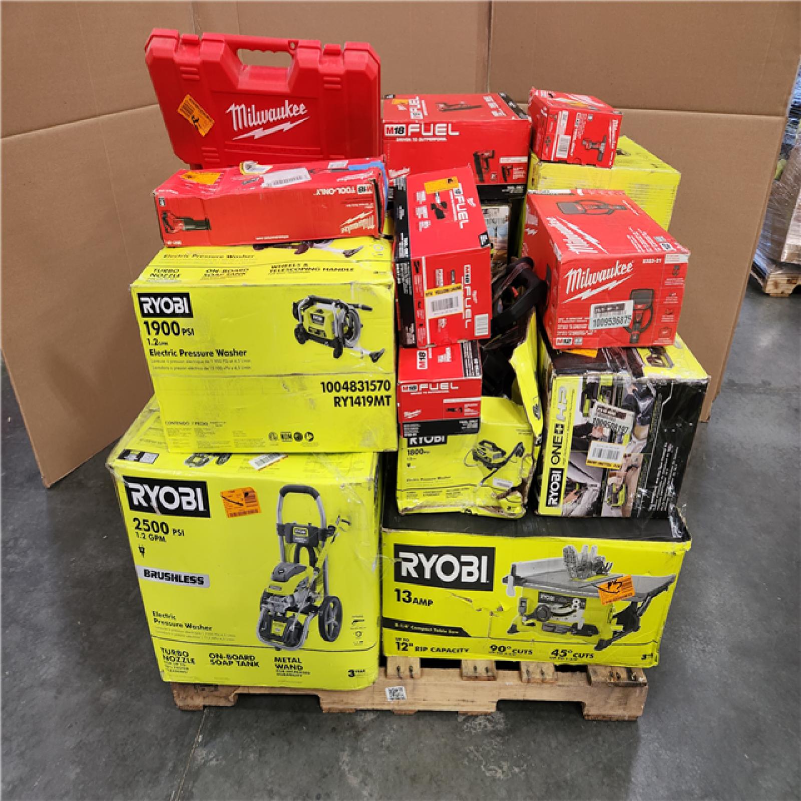 CALIFORNIA AS -IS  TOOL PALLET