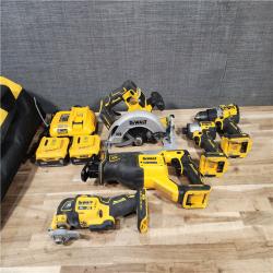 HOUSTON LOCATION - AS-IS DEWALT 5 TOOL COMBO KIT W/ (2) BATTERY & CHARGER