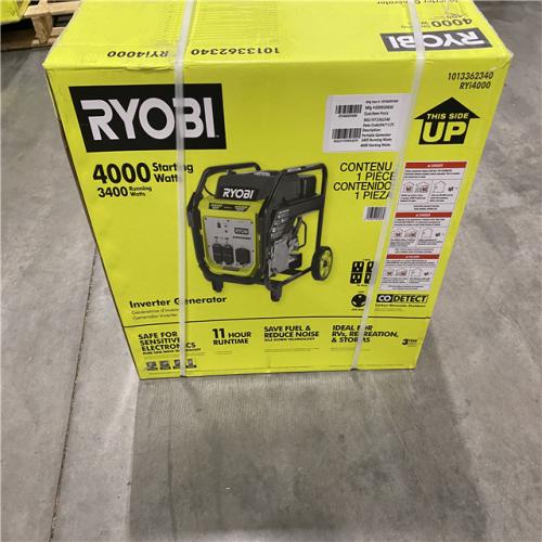 Dallas Location - NEW- RYOBI 4000-Watt Gasoline Powered Digital Inverter Generator
