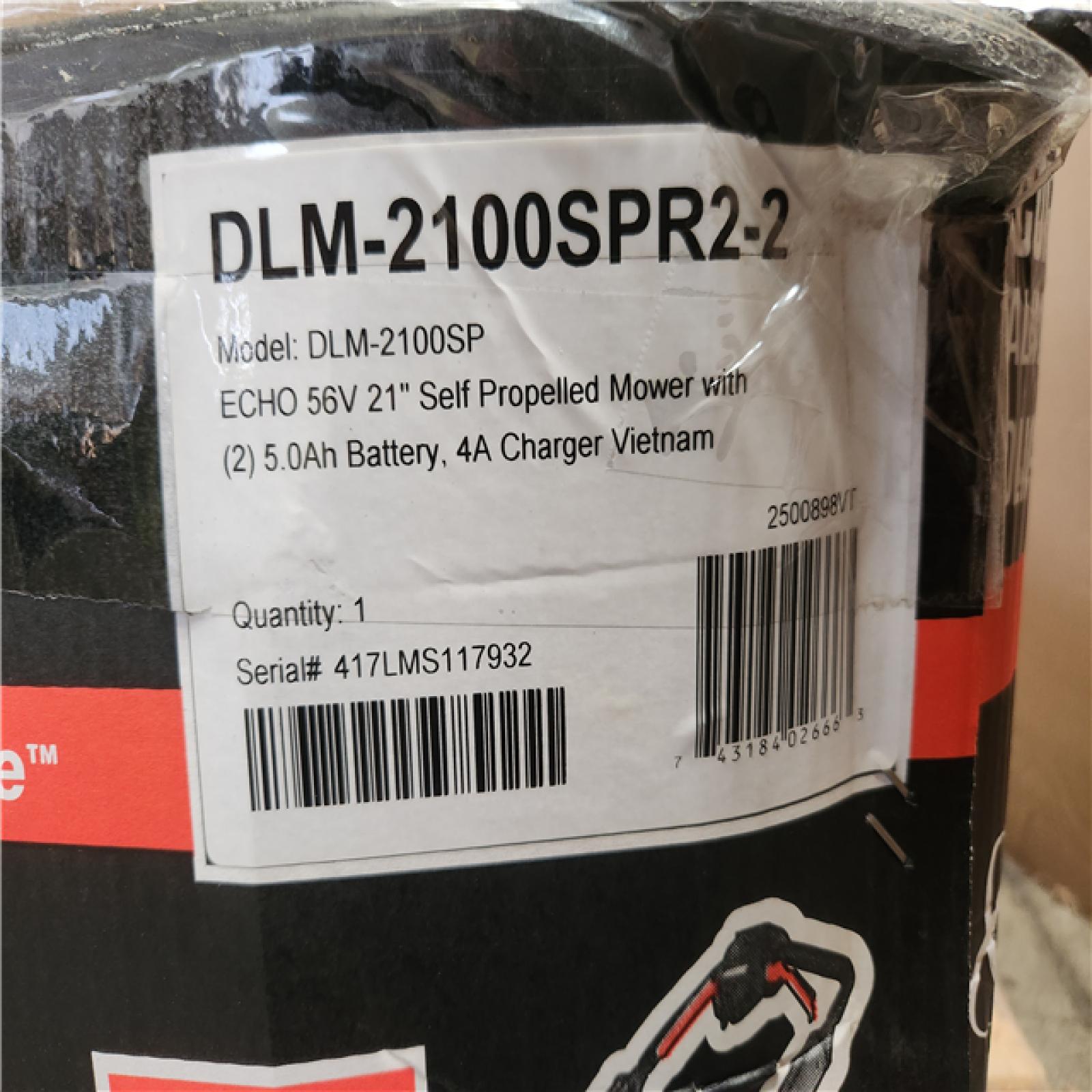 Phoenix NEW ECHO 56V 21 in. Cordless Battery 3-in-1 Walk Behind Self-Propelled Lawn Mower w/ (2) 5Ah Batteries (NO CHARGER)