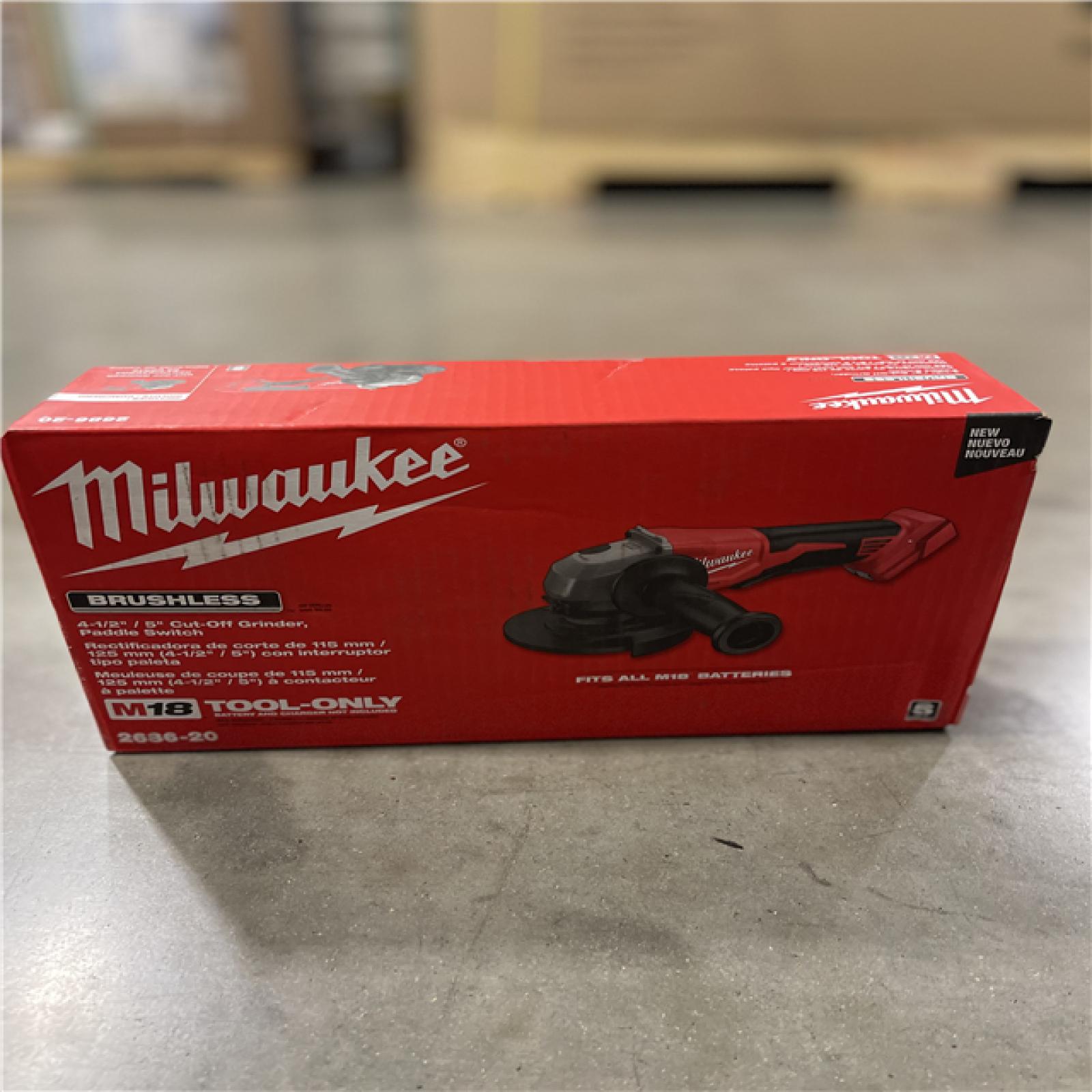 AS-IS Milwaukee M18 Brushless Cut-Off Grinder