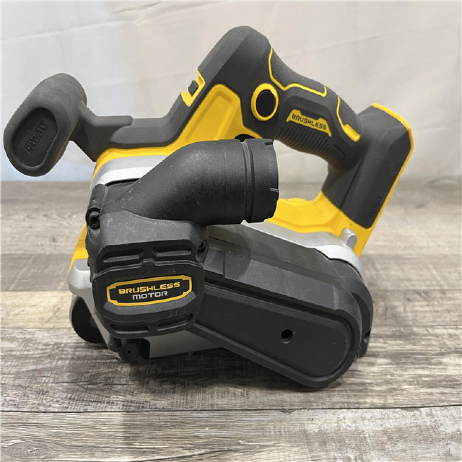 AS-IS DEWALT 20V MAX* XR Brushless Cordless Belt Sander (Tool-Only)