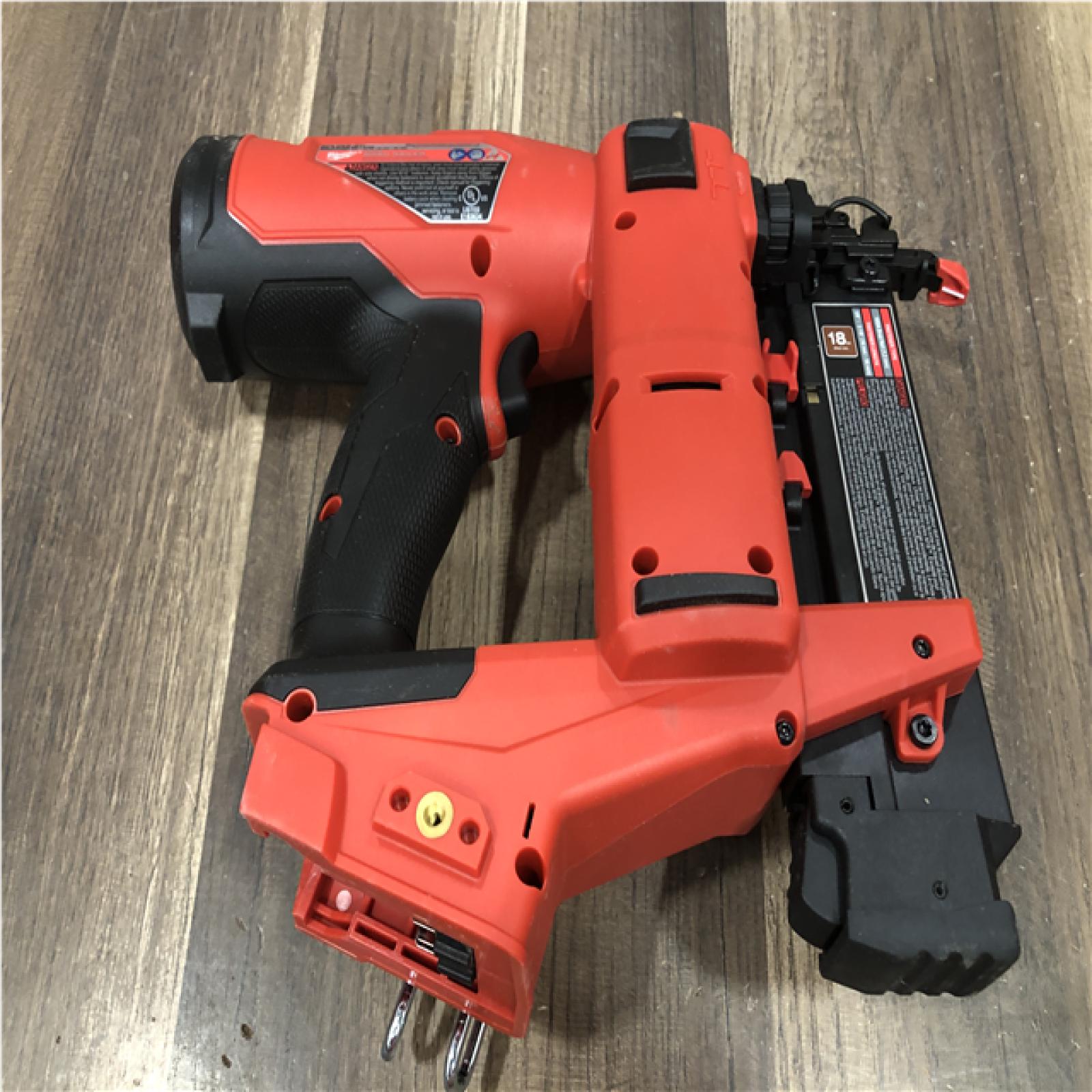 AS-IS Milwaukee FUEL 18-Volt Lithium-Ion Brushless Cordless Gen II 18-Gauge Brad Nailer (Tool-Only)