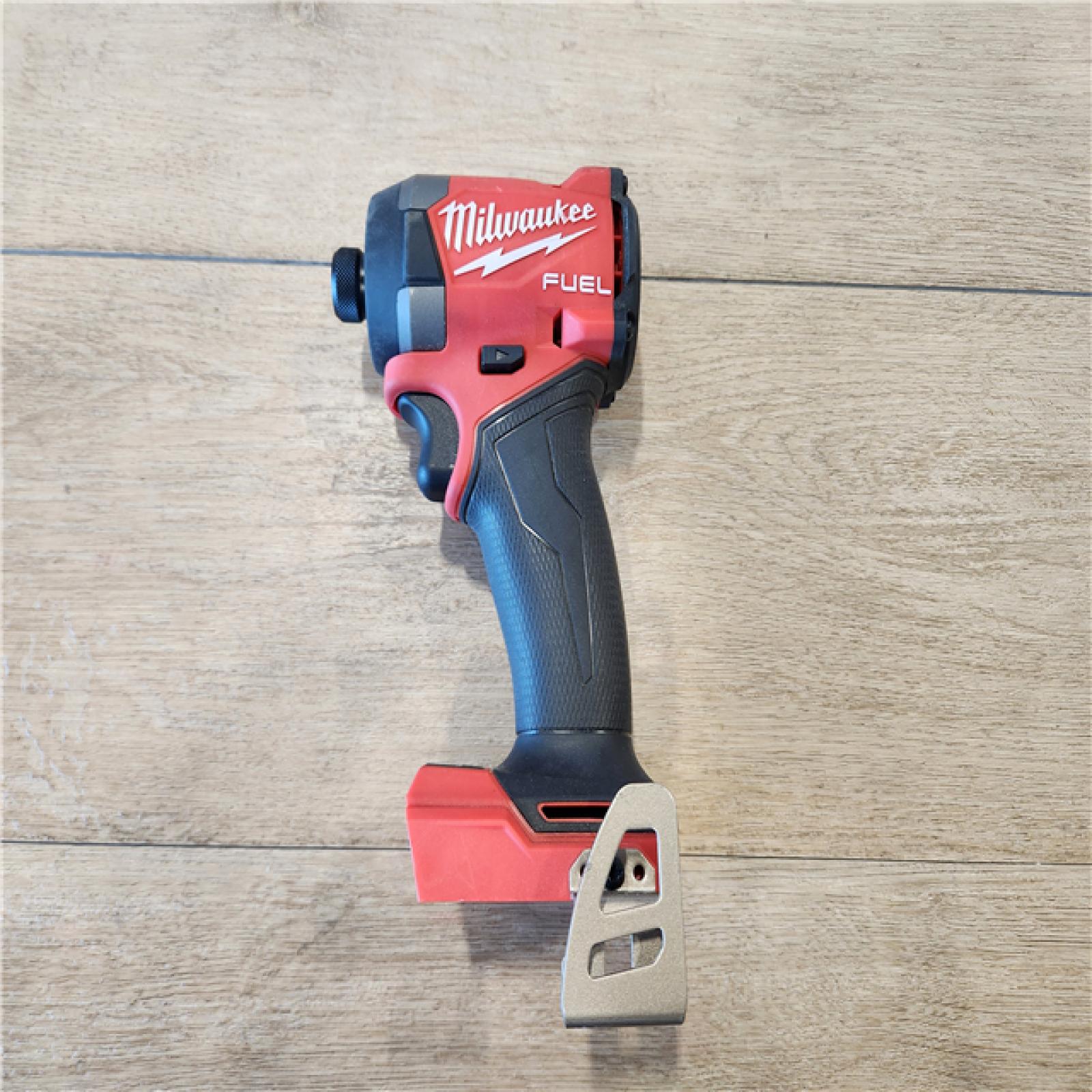 AS-IS- Milwaukee FUEL 18V Lithium-Ion Brushless Cordless 1/4 in. Hex Impact Driver (Tool-Only)
