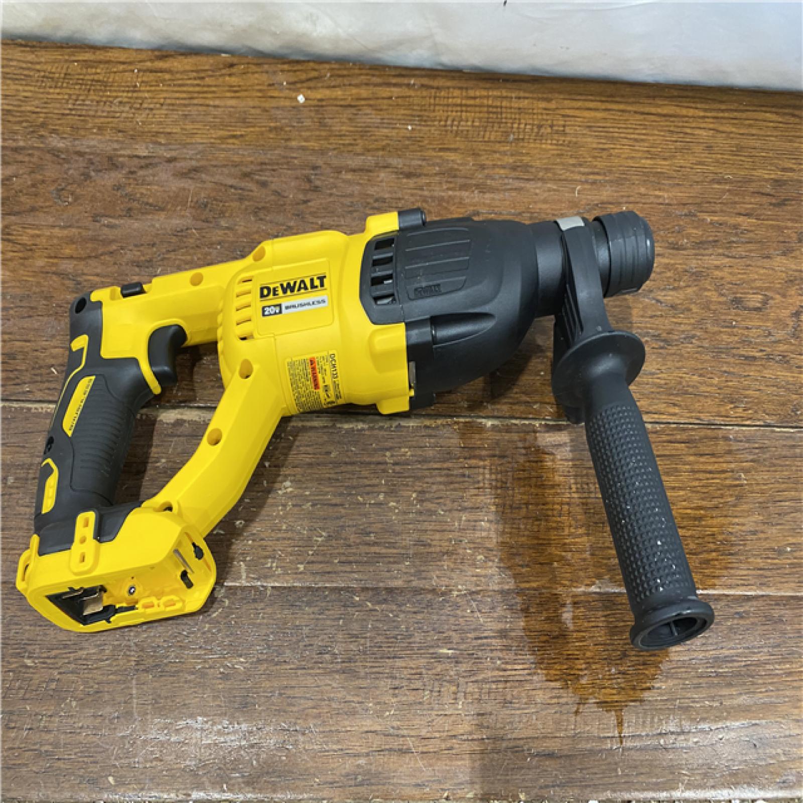 AS-IS DEWALT 20V MAX Cordless Brushless 1 in. SDS Plus D-Handle Concrete and Masonry Rotary Hammer (Tool Only)