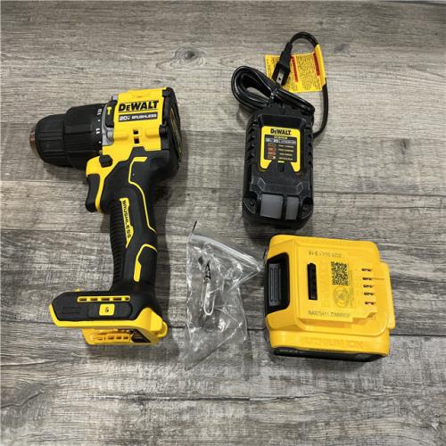 AS-IS DEWALT ATOMIC 20V Lithium-Ion Cordless 1/2 in. Hammer Drill Kit