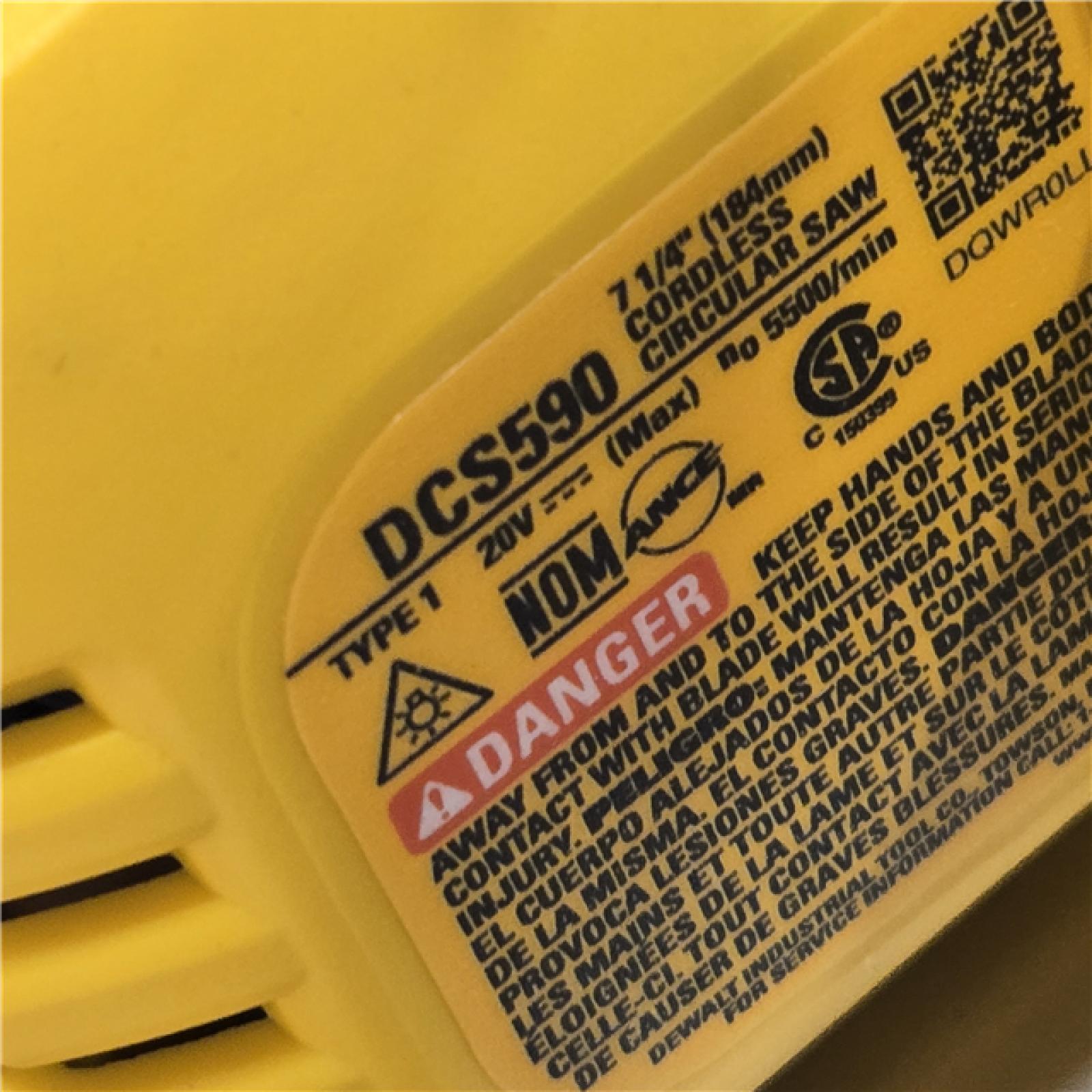 AS-IS DEWALT 20V MAX 7-1/4 in. Cordless Circular Saw (Tool Only)