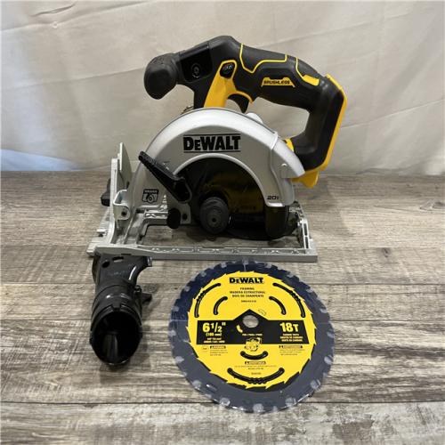 AS-IS DEWALT 20V MAX Cordless Brushless 6-1/2 in. Sidewinder Style Circular Saw (Tool Only)