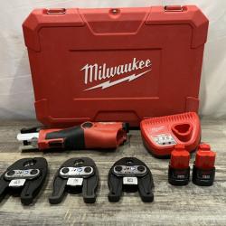 AS-IS Milwaukee 12-Volt Lithium-Ion FORCE LOGIC Copper Press Tool Kit