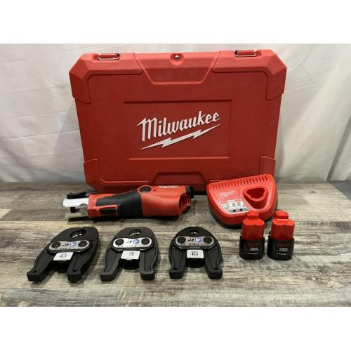 AS-IS Milwaukee 12-Volt Lithium-Ion FORCE LOGIC Copper Press Tool Kit