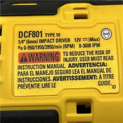 AS-IS DEWALT XTREME 12V MAX Li-Ion 1/4 in. Impact Driver Kit
