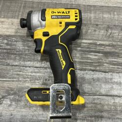 AS-IS DEWALT Atomic 20V Max Lithium-Ion Brushless Cordless Compact 1/4 in. Impact Driver Kit